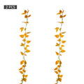 Artificial orange foliage stems for vases