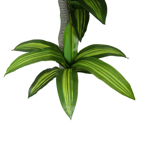 Faux Dracaena Massangeana for Indoor Decoration