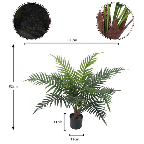 80CM Artificial Areca Palm Plant-P.KUI434