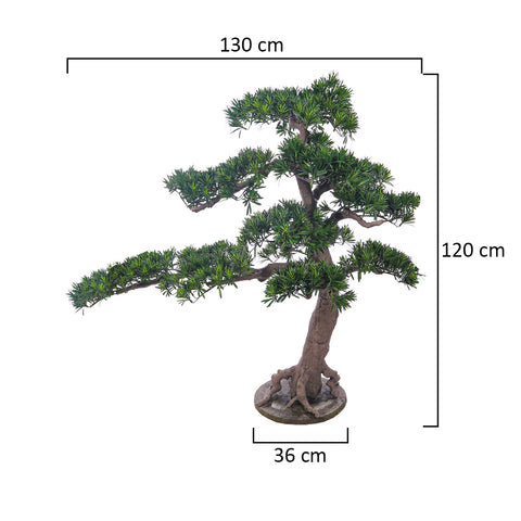 Lifelike fake bonsai tree for home and office