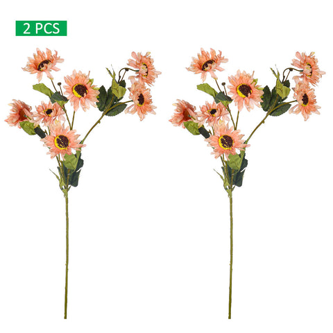 Set of 2 Artificial Daisy Flower Stem