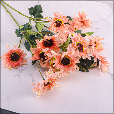 Set of 2 Artificial Daisy Flower Stem