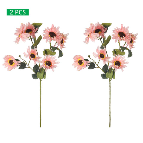 Set of 2 Artificial Daisy Flower Stem