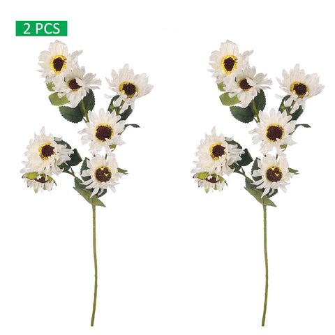 Set of 2 Artificial Daisy Flower Stem