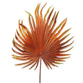 Tropical faux fanleaf decor