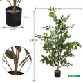 Decorative artificial ficus tree for home styling