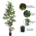 Lifelike 250cm artificial ficus tree for vibrant interiors