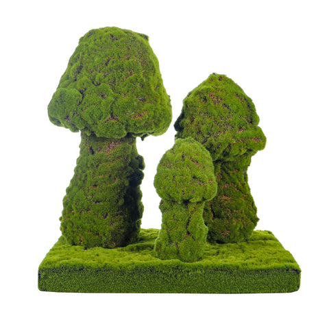 Artificial Grass Moss Mushroom Statue