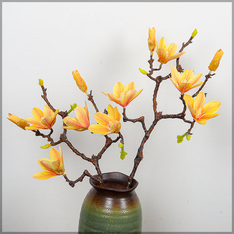 2pcs Artificial Yulan Magnolia Flower