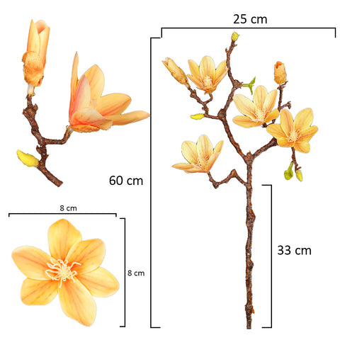 Artificial Yulan Magnolia Flower