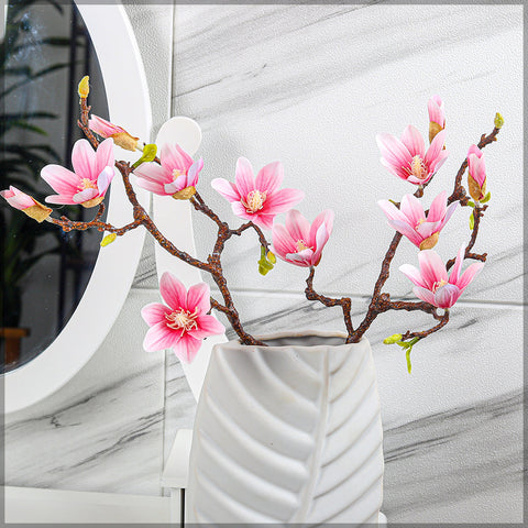 2pcs Artificial Yulan Magnolia Flower