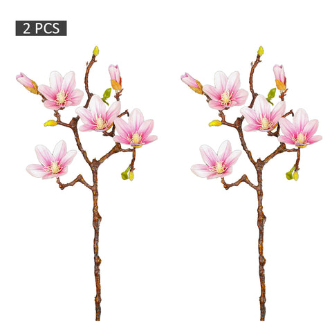 2pcs Artificial Yulan Magnolia Flower