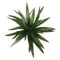 Artificial mini dracaena plant leaves for small spaces