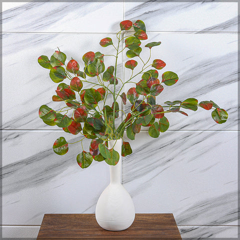 Lifelike artificial money plant leaves