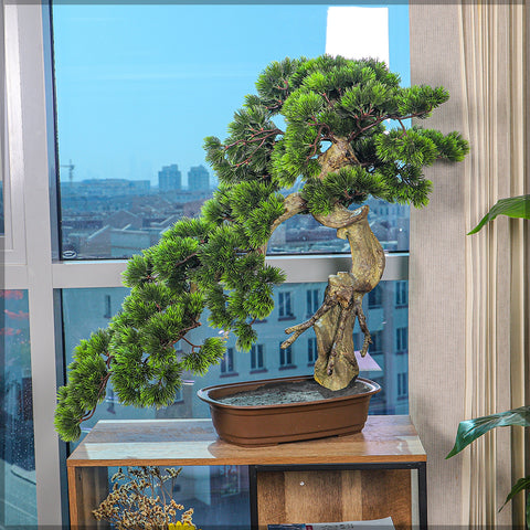 Big artificial bonsai tree for modern living rooms