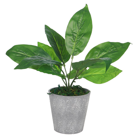 Artificial Potted Green Bunch Leaves