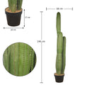 Low maintenance artificial saguaro cactus