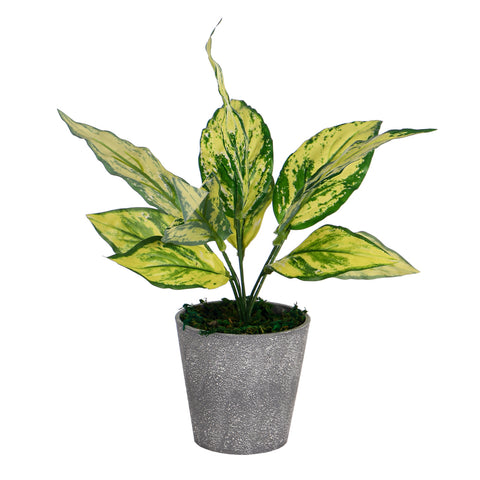 Artificial Potted Green Bunch Leaves