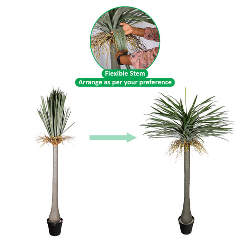 Realistic artificial yucca plant for home décor