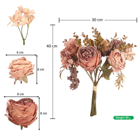 Artificial Rose Bunch with Filler