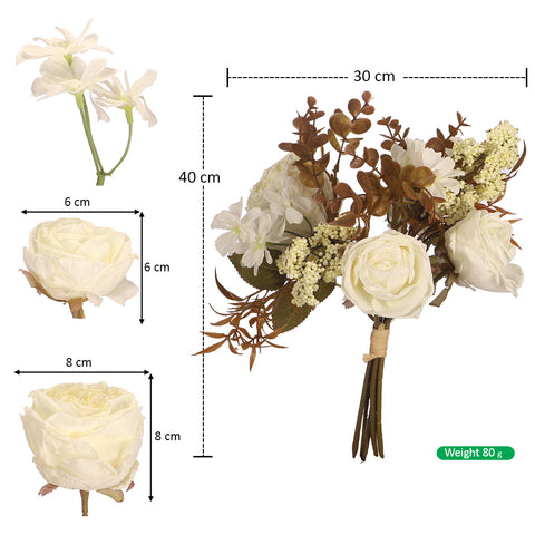 Artificial Rose Bunch with Filler