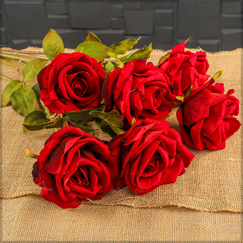 2pcs Artificial Rose Flower Stems