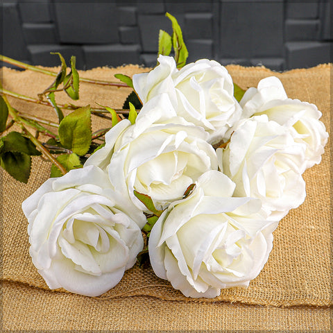 2pcs Artificial Rose Flower Stems