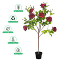 130cm faux rose plant for home and office décor