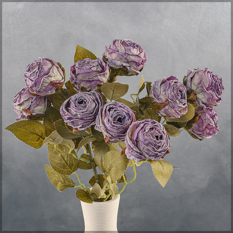 Artificial 5 heads Silk Single Stem Flowers