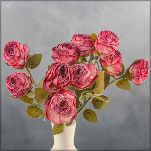 Artificial 5 heads Silk Single Stem Flowers