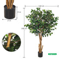 Faux ficus tree 150cm for modern interior styling