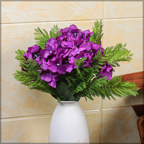 2pcs Artificial Silk Hydrangea Flower