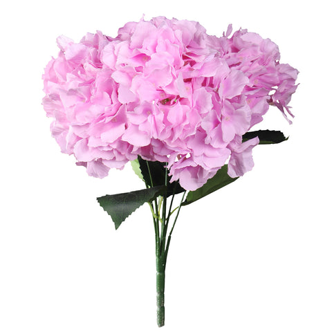 6 Head Silk Artificial Hydrangea Flowers