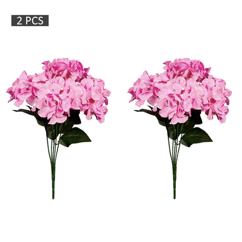 2pcs Artificial Silk Hydrangea Flower