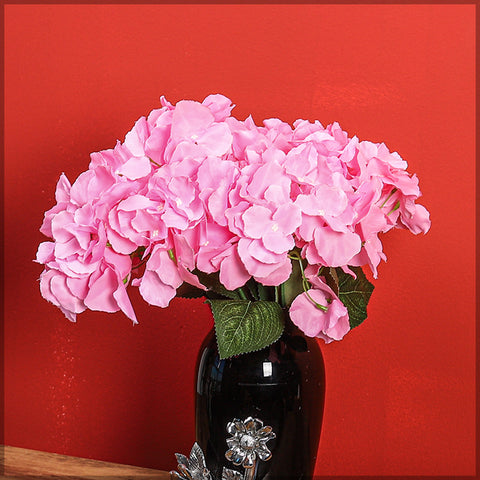 2pcs Artificial Silk Hydrangea Flower