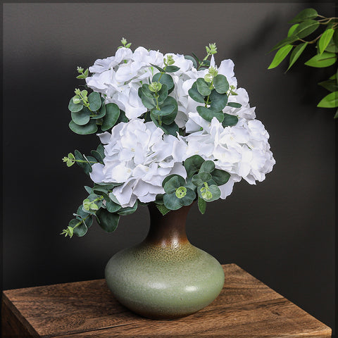 2pcs Artificial Silk Hydrangea Flower