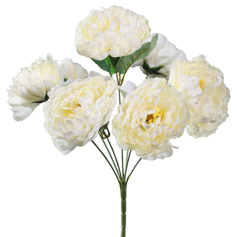 2 bunches Artificial Silk Peony Flower