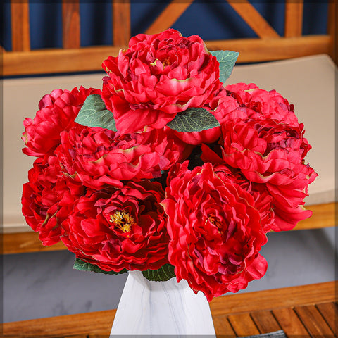 Artificial Silk Peony Flower