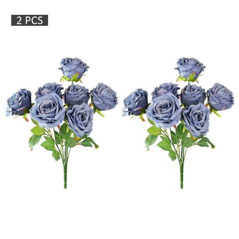 2pcs Artificial Silk Roses