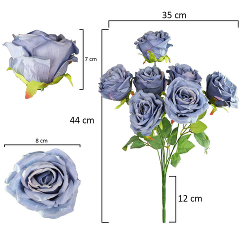 2pcs Artificial Silk Roses