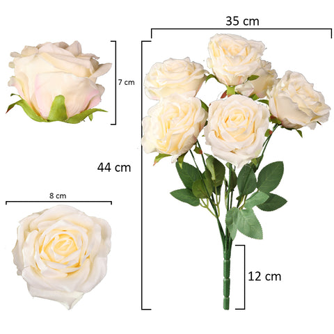 2pcs Artificial Silk Roses