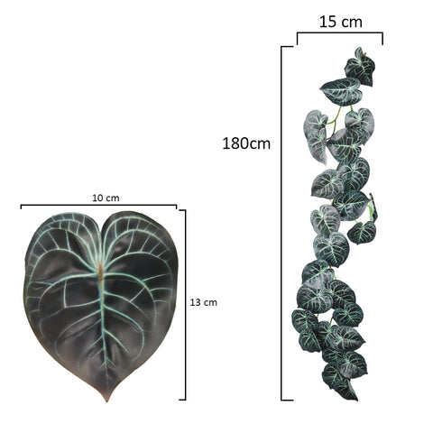 Artificial Syngonium Vine Leaves 1.8m