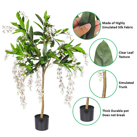 Artificial Trailing Jasmine Flower Plant