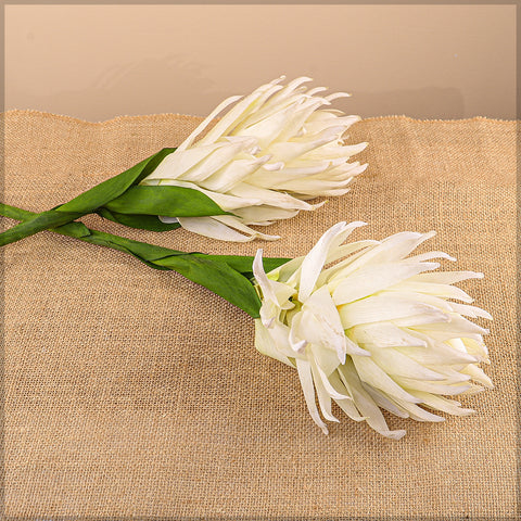 Artificial White Tropical Flowers