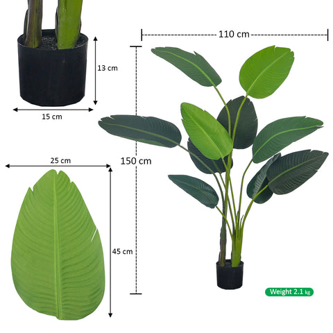 Artificial Banana Plant 150cm High