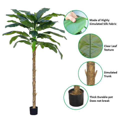 Decorative Faux Banana Tree