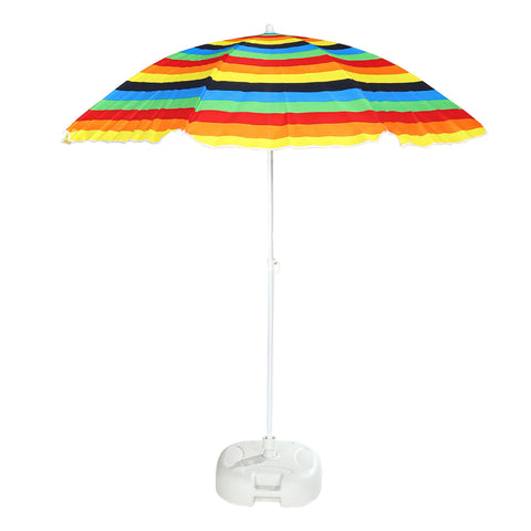 Small Patio Outdoor/ Beach Umbrella without Base