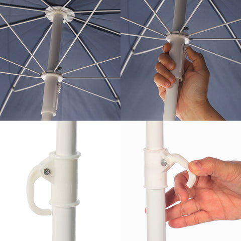 Small Patio Outdoor/ Beach Umbrella without Base