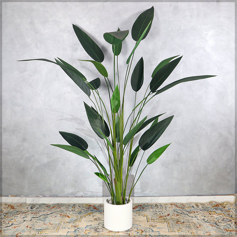 Stylish artificial bird of paradise plant