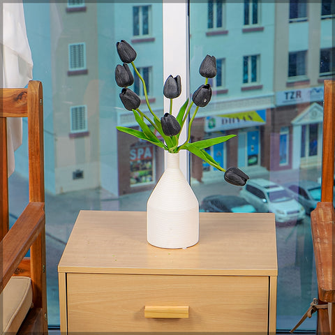 Simple Flower Arrangement with Vase